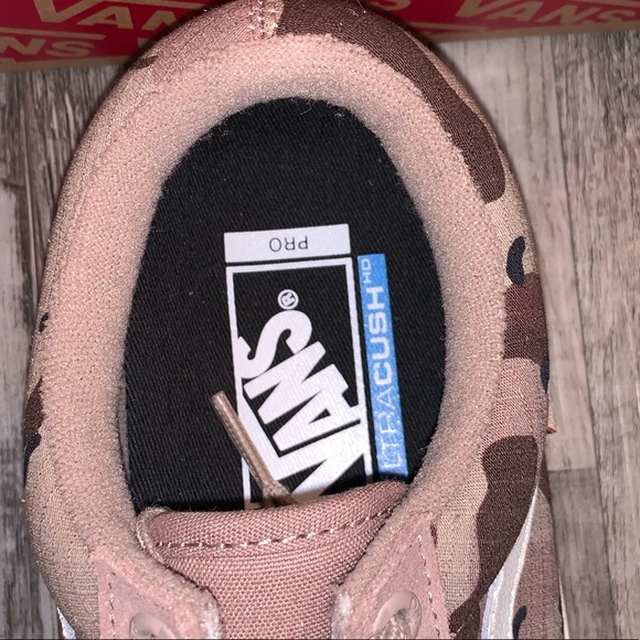 Vans old skool pro desert beige Camo shoes - Picture 6 of 8